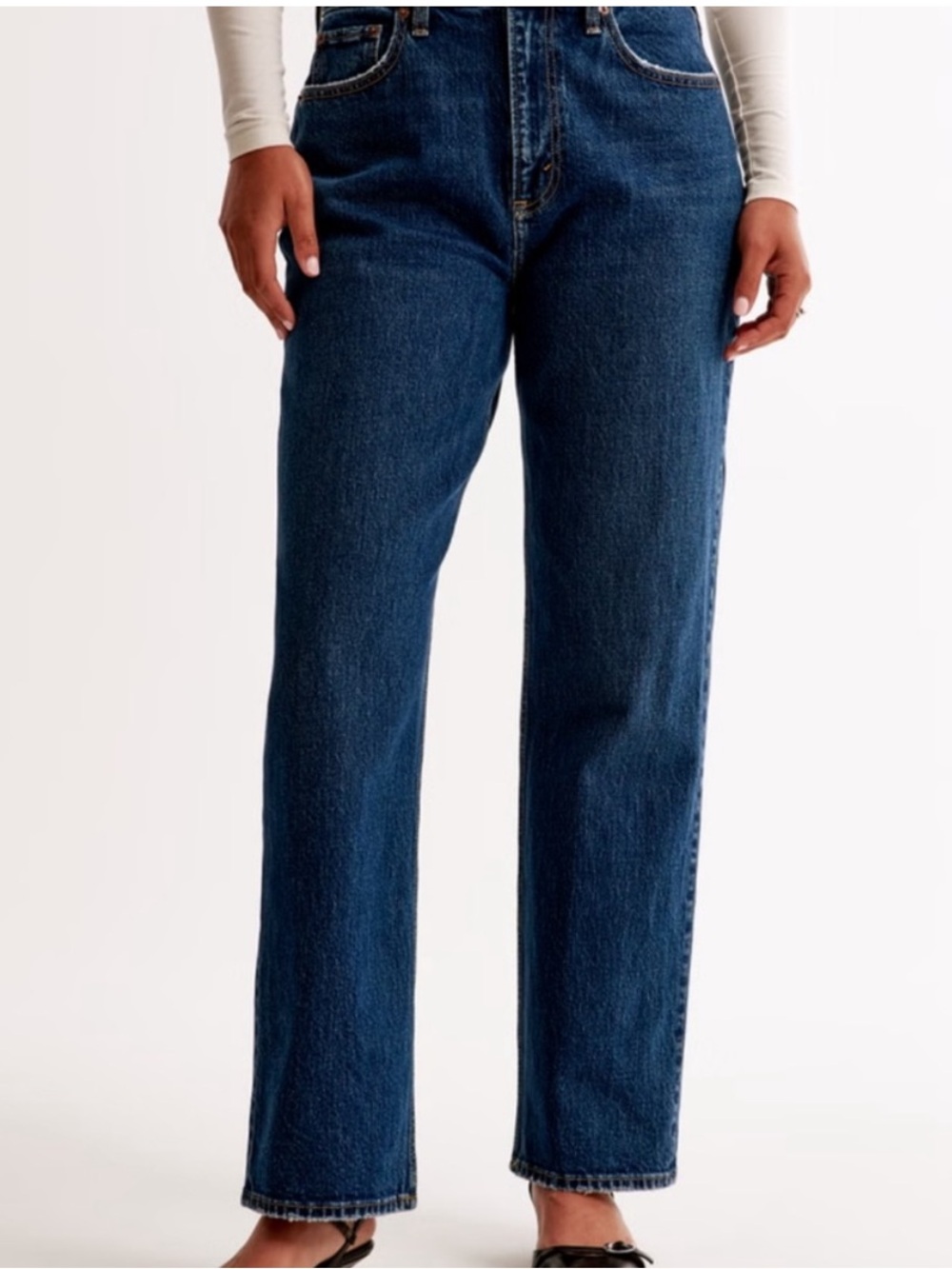 Abercrombie & Fitch: Ultra High-Rise Vintage Straight Jeans (Curve Love)